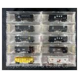 10 Micro-Trains N Scale Hopper Cars, in Original Plastic Cases