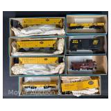 8 Athearn HO Scale Freight Cars, with Boxes