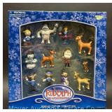 New Memory Lane Rudolph the Red Nose Reindeer Clip-On Figure Collection, in Original Box