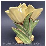 McCoy Pottery Double Tulip Vase, 8.25" Tall