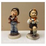 2 Hummel Figurine: "School Boy" and "Serenade", 4.5"-5" Tall