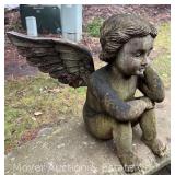 Wood Garden Cherub, 18” Tall x 23” Wingspan