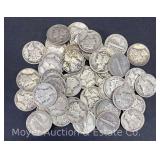 50 Silver Mercury Dimes