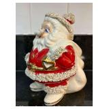 Vintage Santa Claus Coin Bank, 6" Tall