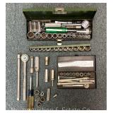 Group of SK and Craftsman Sockets and Wrenches, Metric and Standard