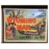 Original 1950 "Wyoming Mail" Movie Poster, 28"x22"