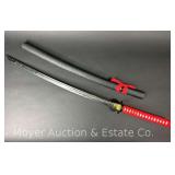 Decorative Samurai Sword, 41" Long Overall