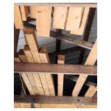 Lumber in Rafters 4x4, 2x4, 2x6