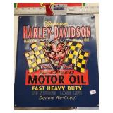 Harley Davidson Hi-Speed Motor Oil Sign