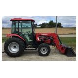 Mahindra HST 2655 4 Wheel Drive Diesel 65HP Loader Tractor