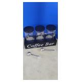 NEW Airtight Coffee Canister Set *slight shipping