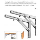 New Folding Shelf  Brackets. Holds 300 pounds