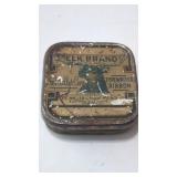 Rare Elk Brand Typewriter Ribbon Tin& Contents