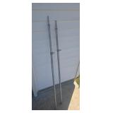 2 Adjustable Rent Poles, Canvas Tent Prop poles