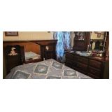 Queen Size Bedframe & Dresser Set*Mattress Not