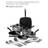 NEW Tramontina 15 pc Aluminum Nonstick Cookware