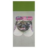 Ladies 6-10 Socks with Pug