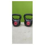 (2) New 15# Kettle Bell Weights