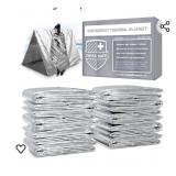 (10) Emergency Thermal Blankets  (52" x 82")