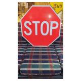 New "Stop" Sign.    Full size. 30" x 30"Minor