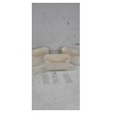 NEW 3 Pc Wall Mount Holders, Ivory