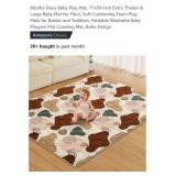 71" x 59" Baby Play Mat w/ Non-SlipBacking, Soft