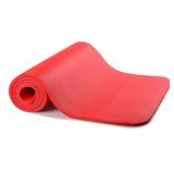 NEW Yoga Mat W/ Carrying Strap, Red approx 2