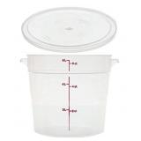 NEW 6-Qt Round Food Storage Container w/ Lid