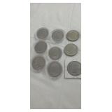 (9) 1971  Eisenhower Dollars