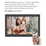 15.6" Digital Photo Frame w/ 1920 * 1080 IPS