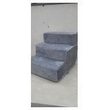 3 Tier Pet Steps w/ Non-Slip Bottom, Grey