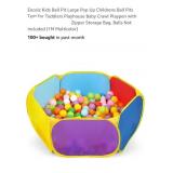 NEW Pop Up Ball Pit w/ Zipper Storage Bag*balls