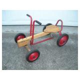 Vintage Radio Flyer Row/Pedal Car  28 inches long