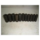 PT 1/2 DRIVE DEEPWELL IMPACT SOCKET SET 3/8-1