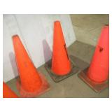 (4) 28 INCH CONSTRUCTION CONES