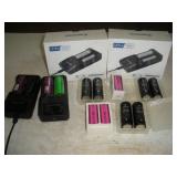 NEW & USED L2+ CHARGERS W/NEW 26650 BATTERIES