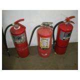 (3) CENTURY FIRE EXTIGUISHERS   24 INCHES TALL