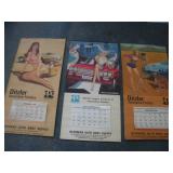 1970/80S PPG PINUP GIRL CALENDERS 4 FT TALL