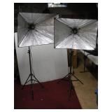 (2) SHENGHUI PHOTOGRAPHY LIGHT STANDS