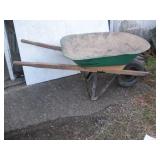 METAL WHEELBARROW