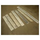 (7) ASSORTED MAGNESIUM PLASTER STRAIGHT EDGES -