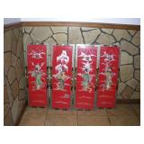 ORIENTAL PLAQUES  12X36 INCHES