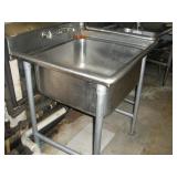 S/S SLOP SINK  28X32X36 INCHES