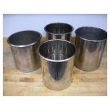 (4) 9X10 S/S FOOD WARMER PANS