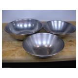 14, 16 & 18 INCH S/S MIXING BOWLS