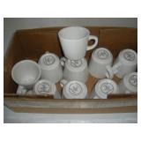 (10) PORCELANA COFFEE MUGS