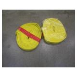 (2) LIFT-ALL 20FT X 2 INCH NYLON SLINGS 12,400LB