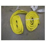 (2) LIFT-IT 8FT X 2 INCH NYLON SLINGS  17,500LB