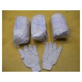 3 DOZEN PAIR INDUSTRIAL WORK GLOVES