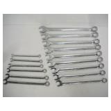 GEAR WRENCH METRIC COMBINATION WRENCH SET  8-22